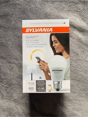 4 Pack - SYLVANIA SMART+ A19 Dimmable Soft White LED Bulb